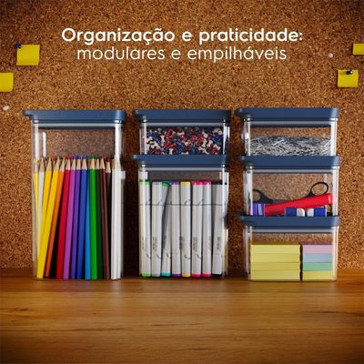 Pote Hermético Organizador Electrolux Experience Empilhável Modular 0,85L Não se aplica