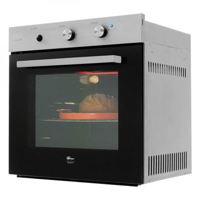 Forno a Gás de Embutir 78 Litros Fischer Infinity com Grill, Inox 36450 Preto / 220V