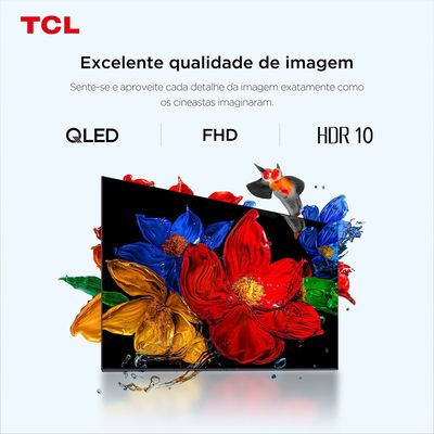Smart TV 43 Polegadas Google TV QLED 43S5K TCL
