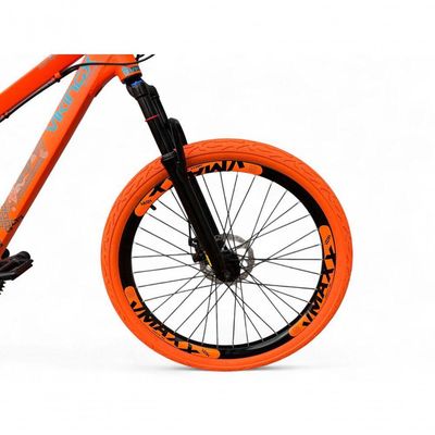 Bicicleta Aro 26 VikingX Tuff X30 21v Freio a Disco Laranja