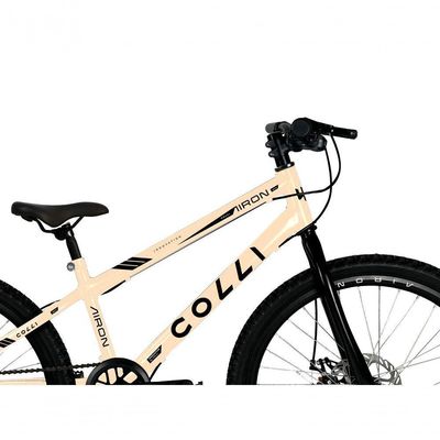 Bicicleta Colli Airon Aro 24 Com Freio A Disco 7v Bege