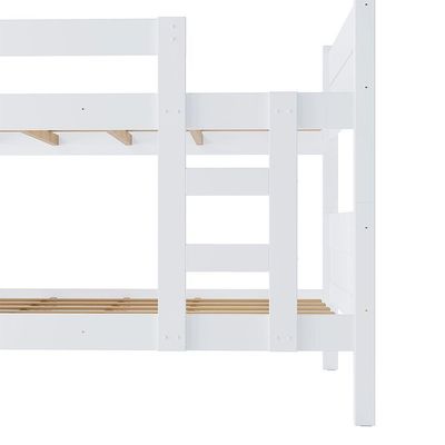 Beliche Resistente Fortaleza Em Mdf Vira 2 Camas Solteiro Branco