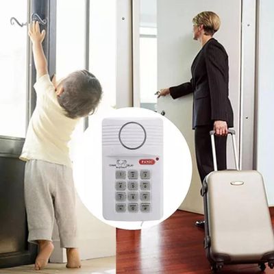 Kit Alarme Residencial E Comercial Sem Fio Com Teclado Numérico, Botão De Pânico E Sensor Magnético