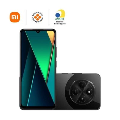 Smartphone Poco C75 8+GB RAM 256GB, Preto