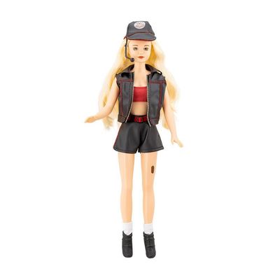 Boneca Angélica Estrela Retrô Com Mecha Colorida