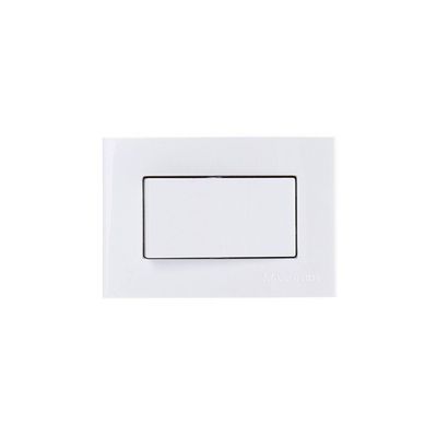 Placa Para Móveis 65x45 Com Interruptor Simples Margirius Sleek 10a Branca