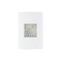 Luz De Emergência Margirius Clean-sleek 5 Leds Premium Com Placa 4x2 Branca