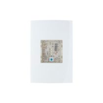 Luz De Emergência Margirius Clean-sleek 3 Leds Standard Com Placa 4x2 Branco