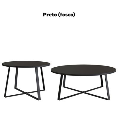 Mesa De Centro Para Sala De Estar 27941 Preto Artesano Preto