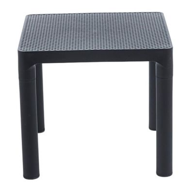 Mesa Apoio Quadrada Drops Rivatti 45,5cm Pp Preto C-uv