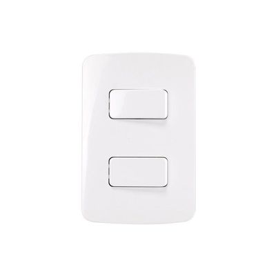 Interruptor Simples E Interruptor Paralelo Margirius B3 10a Com Placa 4x2 Branco Branco
