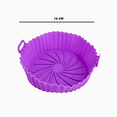 Forma De Silicone Reutilizável Para Fritadeira A Ar Air Fryer