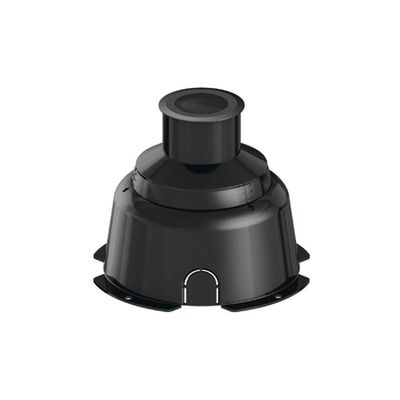 Embutido De Solo Led Stella S.ground 6,5w Com Caixa De Instalação Bivolt Preto 3000k Luz Amarela