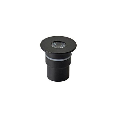 Embutido De Solo Led Nordecor Sisa 6394 2w 12v Preto 3000k Luz Amarela 3000k