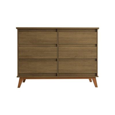 Cômoda Para Quarto Londres 6 Gavetas - Amêndoa