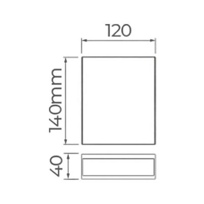 Arandela Stella Wall Plus Led 2 Fachos Abertos Ip65 10w Bivolt Branco - 3000k - Luz Amarela