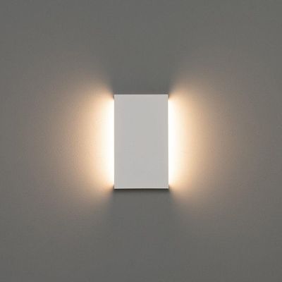 Arandela Stella Reflex Led 20cm Ip65 6w Bivolt Branco - 2700k - Luz Amarela