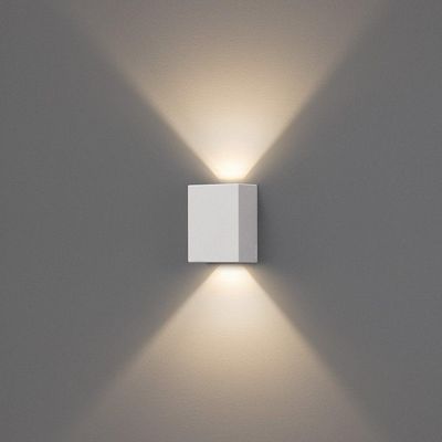 Arandela Stella Effekt Led 2 Fachos Aberto Ip65 8w Bivolt Branco - 3000k - Luz Amarela