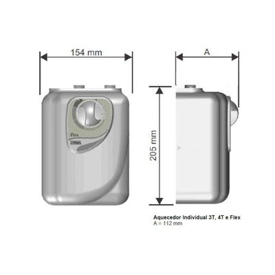 Aquecedor Elétrico Individual Cardal Aq259 3 Temperaturas Blindado Branco 220v (5000w)