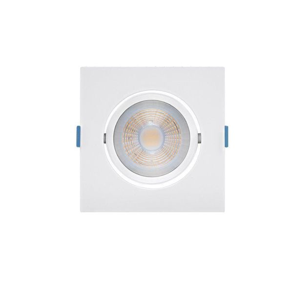 Spot De Led De Embutir Recuado Stella Easy Evo Par 20 Quadrado 7w Bivolt Branco - 4000k - Luz Neutra