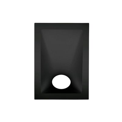 Spot De Embutir Recuado Stella Square Angle 40° Mr16 Gu10 Bivolt Preto