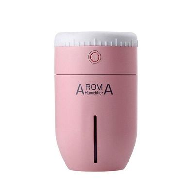 Umidificador De Ar Portatil Purificador Usb Lens Aroma Rosa