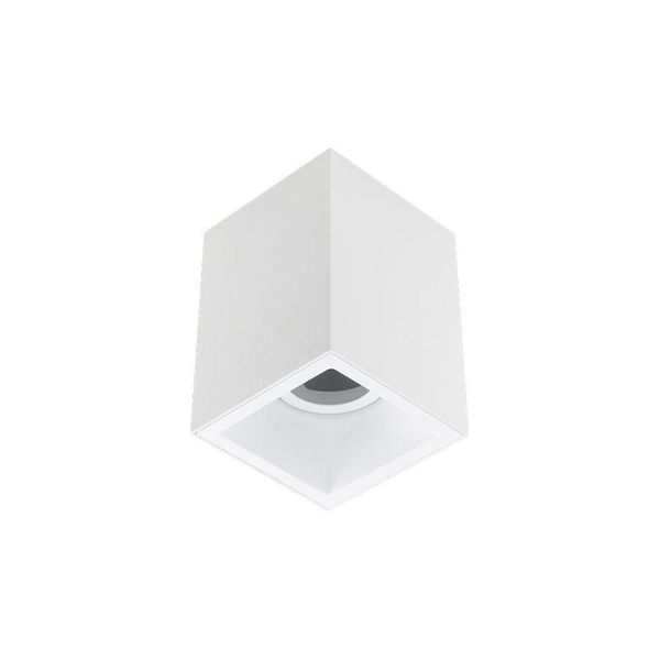 Spot De Sobrepor Recuado Stella Square Out Par 20 E27 Bivolt Branco