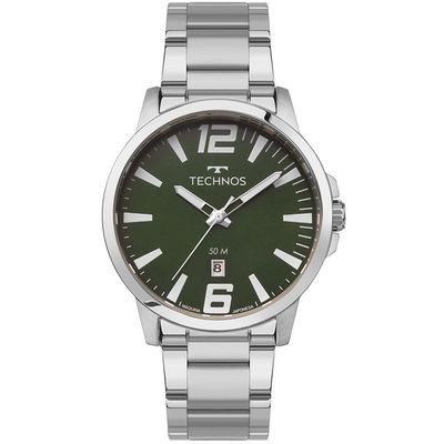 Relógio Technos Masculino Racer Basico Prata - 2115ucn-1v