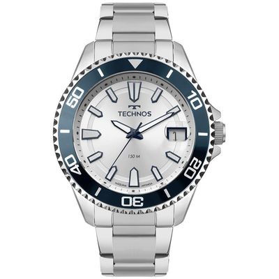 Relógio Technos Masculino Acqua Prata - 2415ek-1k
