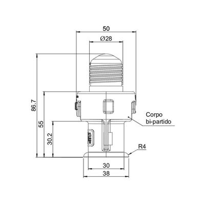 Relé Fotoeletrônico Margirius Rfe-27 Com Soquete E27 Bivolt