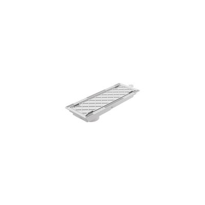 Ralo Retangular Oculto Tramontina Em Pvc Slim Hide 7x25 Cm