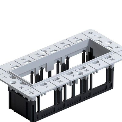 Moldura No-frame Nordecor 6682 Para 3 Módulos Tap Branco