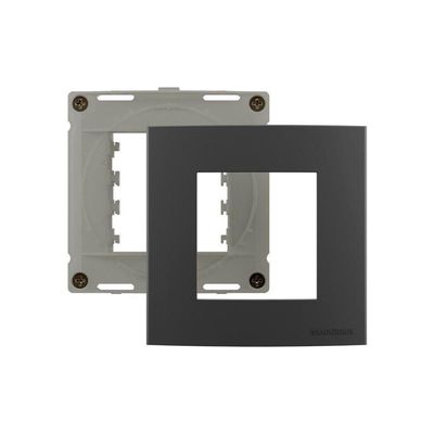 Placa Com Suporte Para Móveis Margirius Sleek Colors 80x80 Grafite