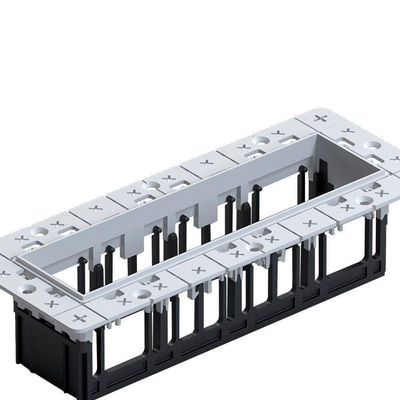 Moldura No-frame Nordecor 6683 Para 4 Módulos Tap Branco