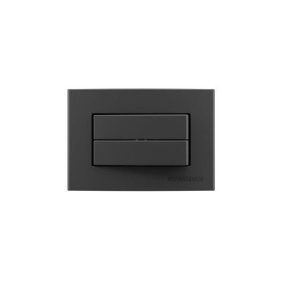 Placa Para Móveis 65x45 Com Interruptor Duplo Simples Margirius Sleek Colors 10a Grafite