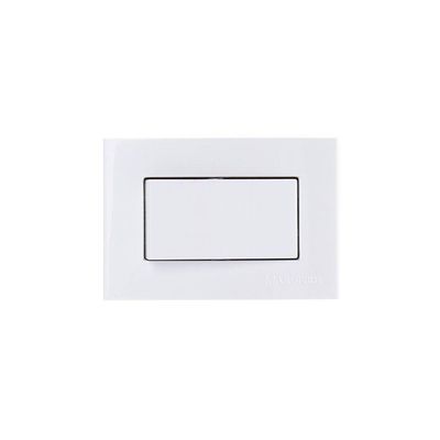 Placa Para Móveis 65x45 Com Interruptor Paralelo Margirius Sleek 10a Branca