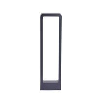Luminária De Jardim Nordecor Ronu 2686 60cm Led 10w Bivolt Preto 3000k Luz Amarela Preto