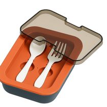 Kit Marmita Com Divisórias E Talheres Terracota