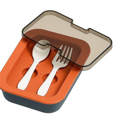 Kit Marmita Com Divisórias E Talheres Terracota