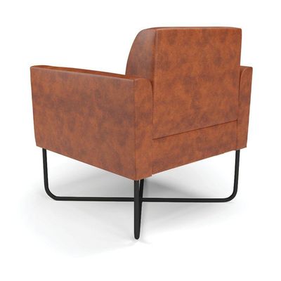Kit 2 Poltronas Base X Industrial Preto Marisa Corano Nozes