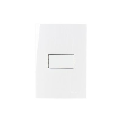 Interruptor Simples Margirius Sleek 10a Com Placa 4x2 Branco Branco