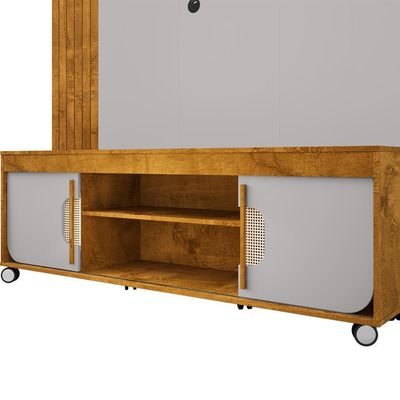 Estante Home Tv 65 Pol 160 Cm Maragogi Naturalle Off White Bechara