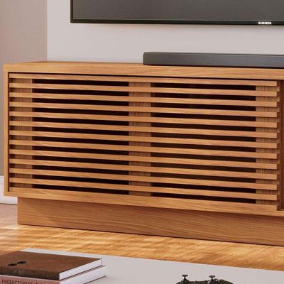 Estante Home Tv 70 Pol 200 Cm Campeche Freijo Off White Matte Colibri