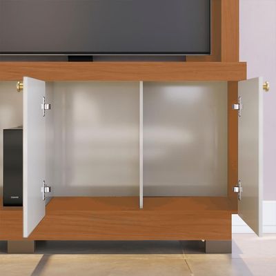 Estante Home Tv 50 Pol 2 Portas 161 Cm Valenca Freijo Off White Colibri