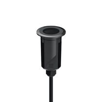 Embutido De Solo Led Stella S.ground 3w Com Caixa De Instalação Bivolt Preto 3000k Luz Amarela