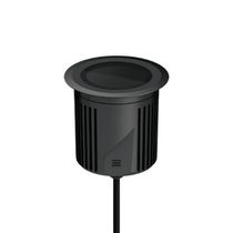 Embutido De Solo Led Stella S.ground 18,5w Com Caixa De Instalação Bivolt Preto 3000k Luz Amarela