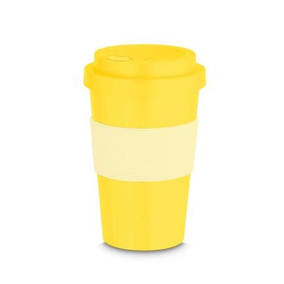Copo Sustentável Rpet 400ml Amarelo