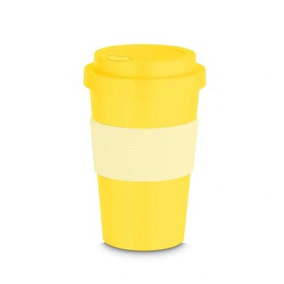 Copo Sustentável Rpet 400ml Amarelo