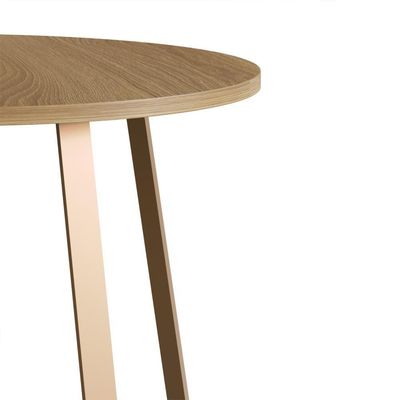 Conjunto Mesa De Centro Sala De Estar 27960 Hanover Dourado Artesano