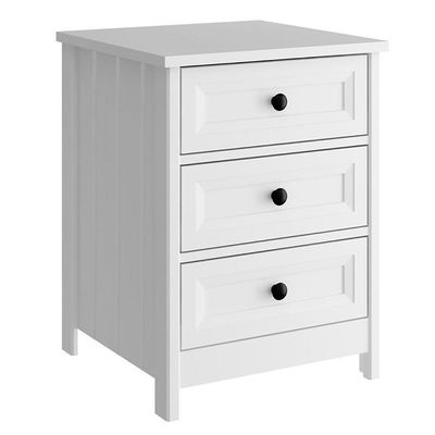Comoda 6 Gavetas E 02 Mesas De Cabeceira 3 Gavetas Branco Dtall Branco